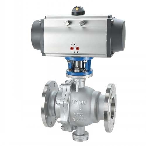 氣動固定式球閥Q647F，Q647H